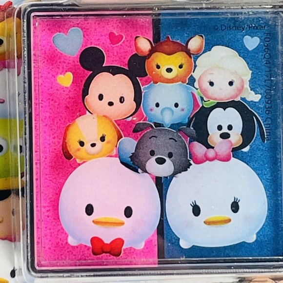 NEW 2018 Disney TSUM TSUM 4 Piece RUBBER STAMP SET - 3 Stamps & 1 Ink Pad - Picture 4 of 9